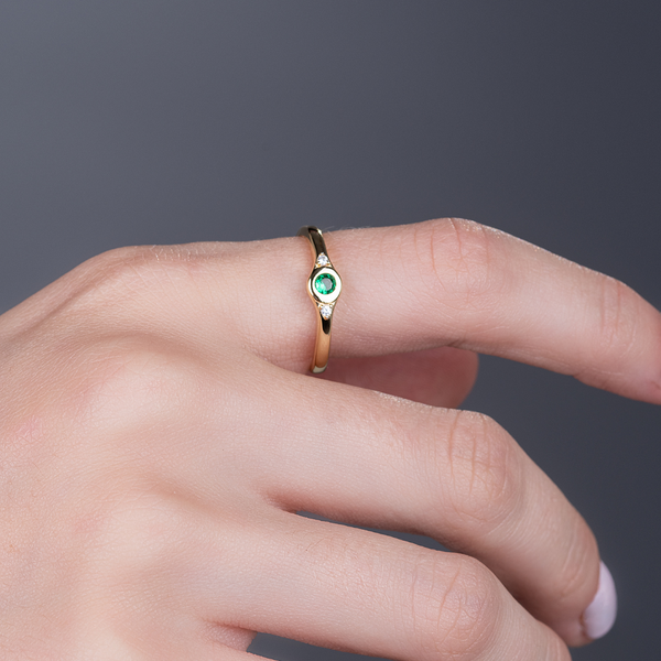 ANILLO ESPLENDOR VERDE ESMERALDA TALLA UNICA
