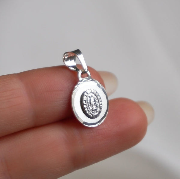 DIJE MEDALLA VIRGEN GUADALUPE DIAMANTADA 1,5CM PI