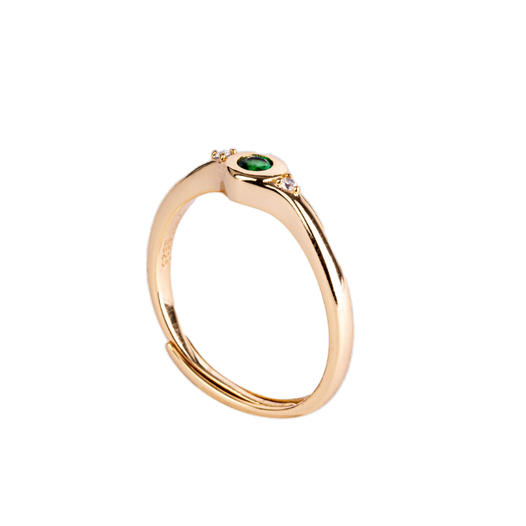 ANILLO ESPLENDOR VERDE ESMERALDA TALLA ÚNICA