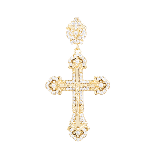 DIJE CRUZ DE PODER 4CM